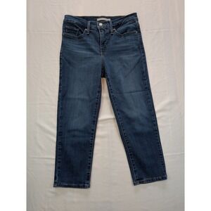 Levis 311 Shaping Skinny Capri Jeans Womens 27 Mid Rise